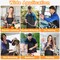4 Pack Waterproof Rubber PVC Apron Adjustable Dishwasher Apron-Women Men Heavy Duty Work Apron for Dishwashing Chemical Lab Butcher Grooming Black
